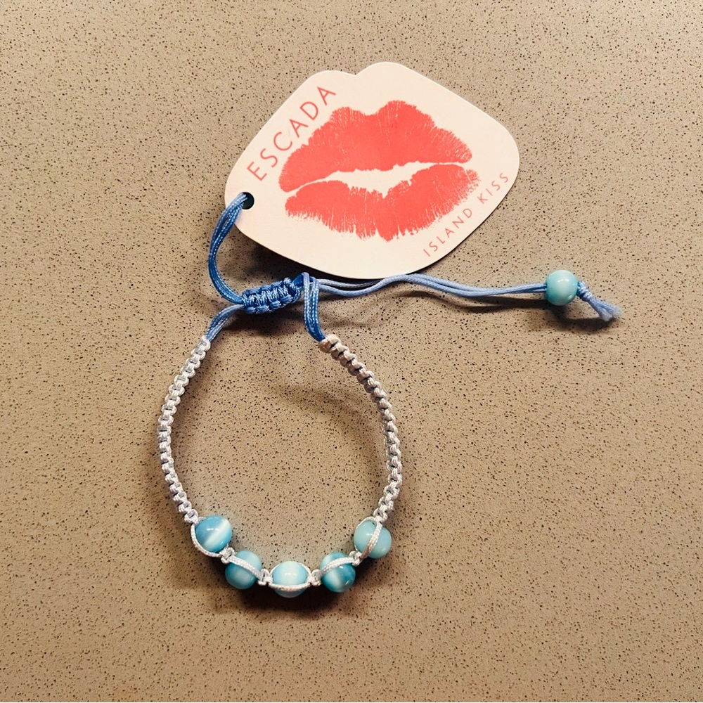 Escada Island Kiss Blue and White Bracelet